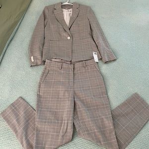 H&M Women’s Suit in Grey Plaid